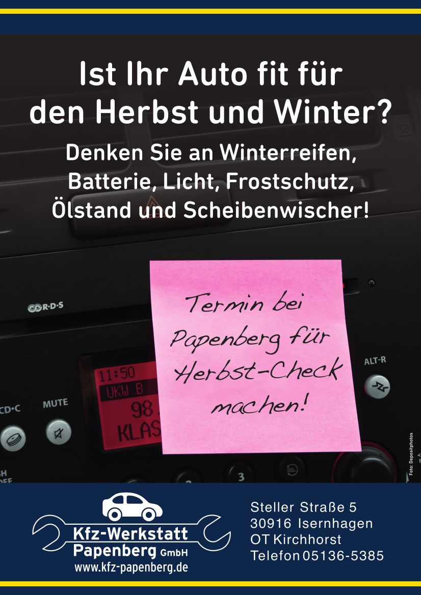 "Herbst-Check-Pappenberg-2025.png" "Herbst-Check bei Kfz-Werkstatt Papenberg"