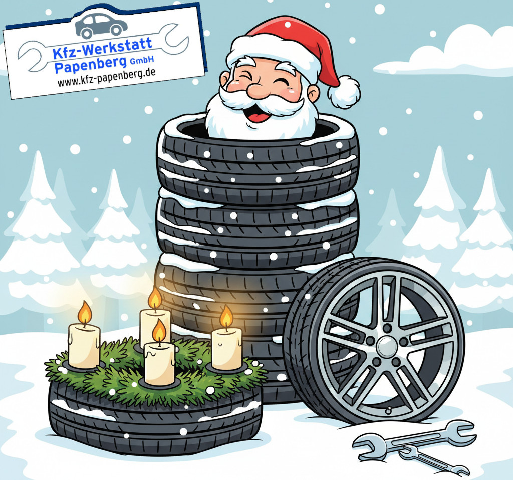 Weihnachtsurlaub-Anzeige bei Kfz-Werkstatt Papenberg Weihnachtsurlaub-Anzeige bei Kfz-Werkstatt Papenberg